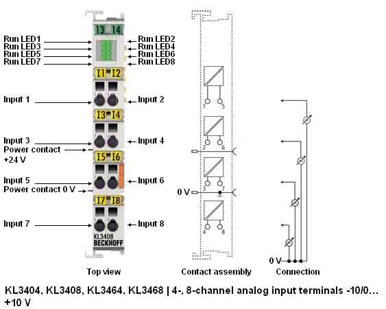 Подключение модуля ввода 0-10В